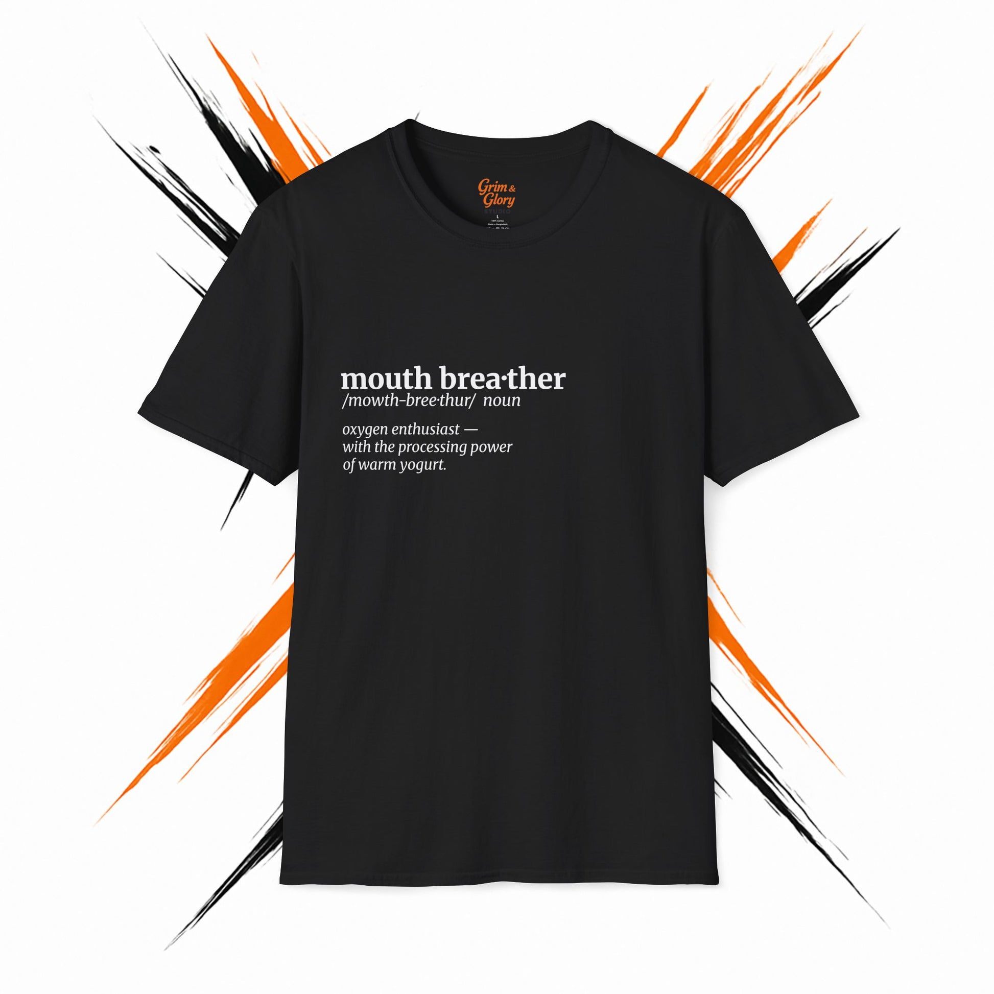 Mouth Breather' T-Shirt – Hilarious Definition Design, Cool Everyday Wear, Unisex Fit