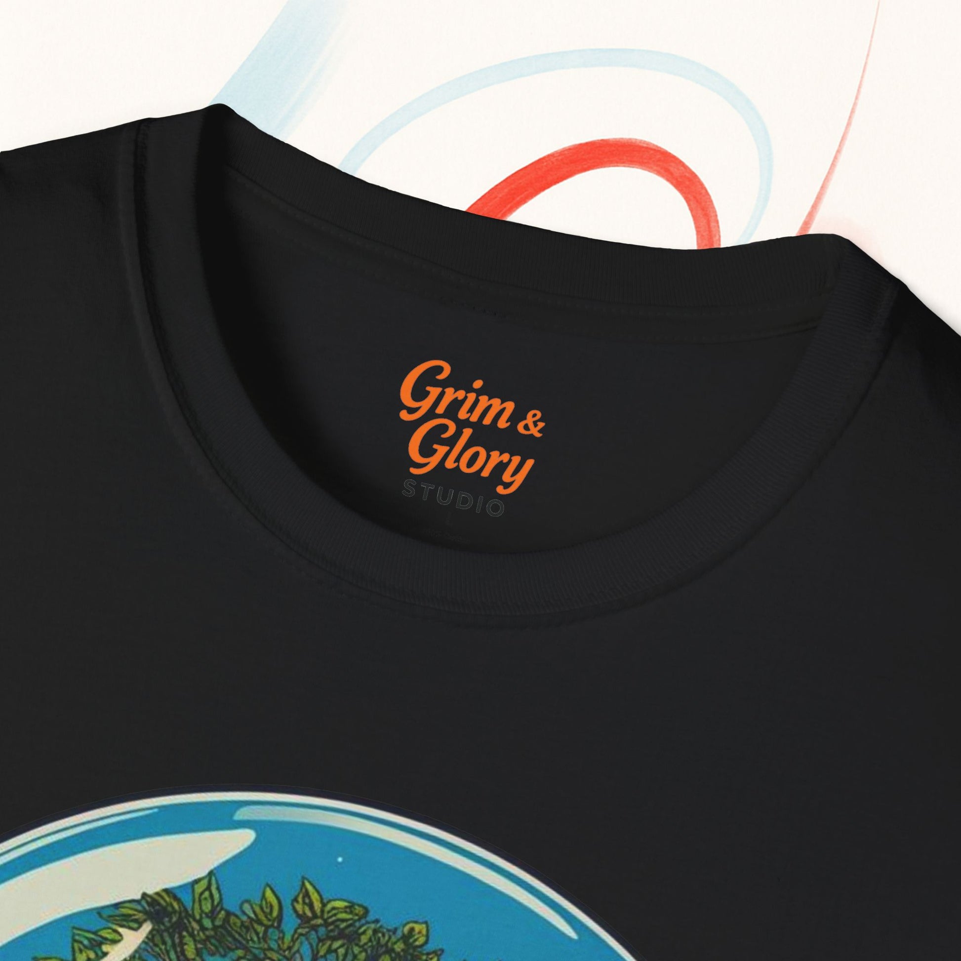 Naturinspirerad T-shirt – Trädmotiv, Miljövänligt Plagg, Perfekt Gåva för Naturälskare, Friluftströja för Vardag och Äventyr