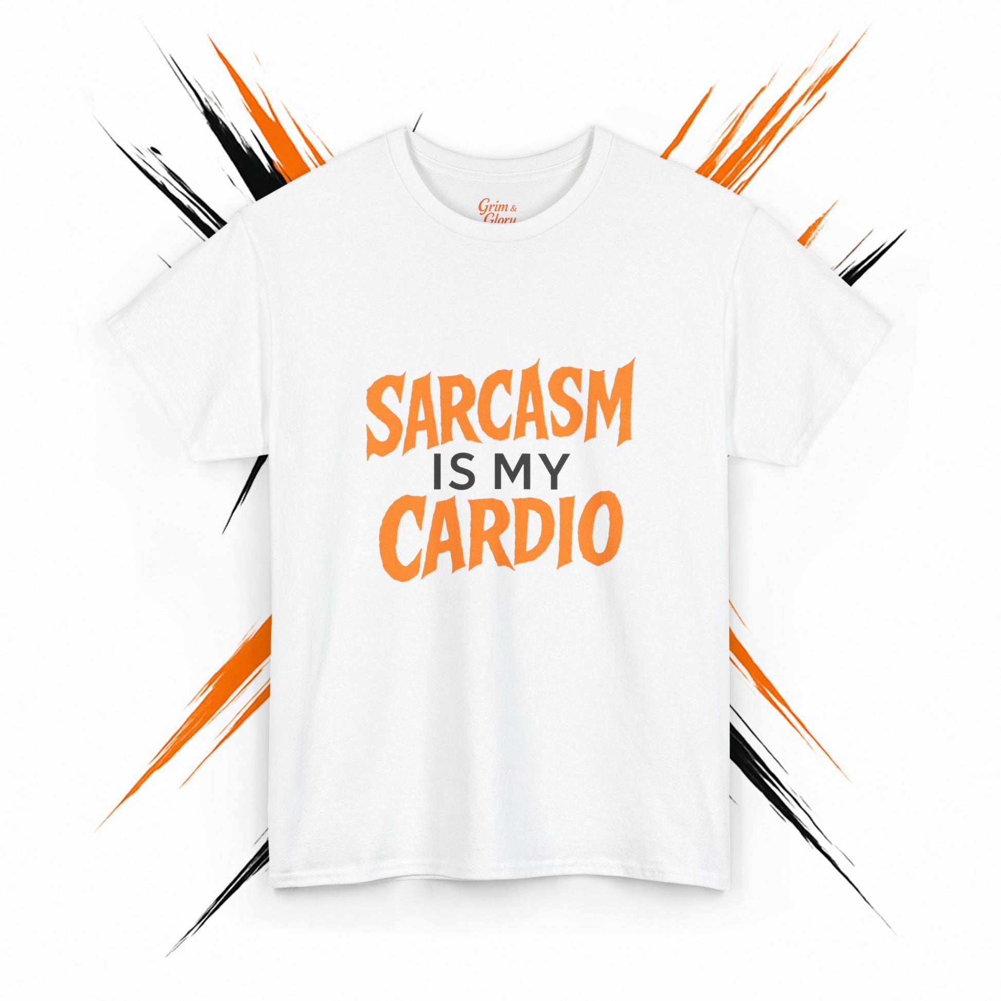Rolig sarkasm-t-shirt, unisex kraftig bomullst-shirt, vardagskläder, present till sarkasmälskare, humortröja, vardagsmode