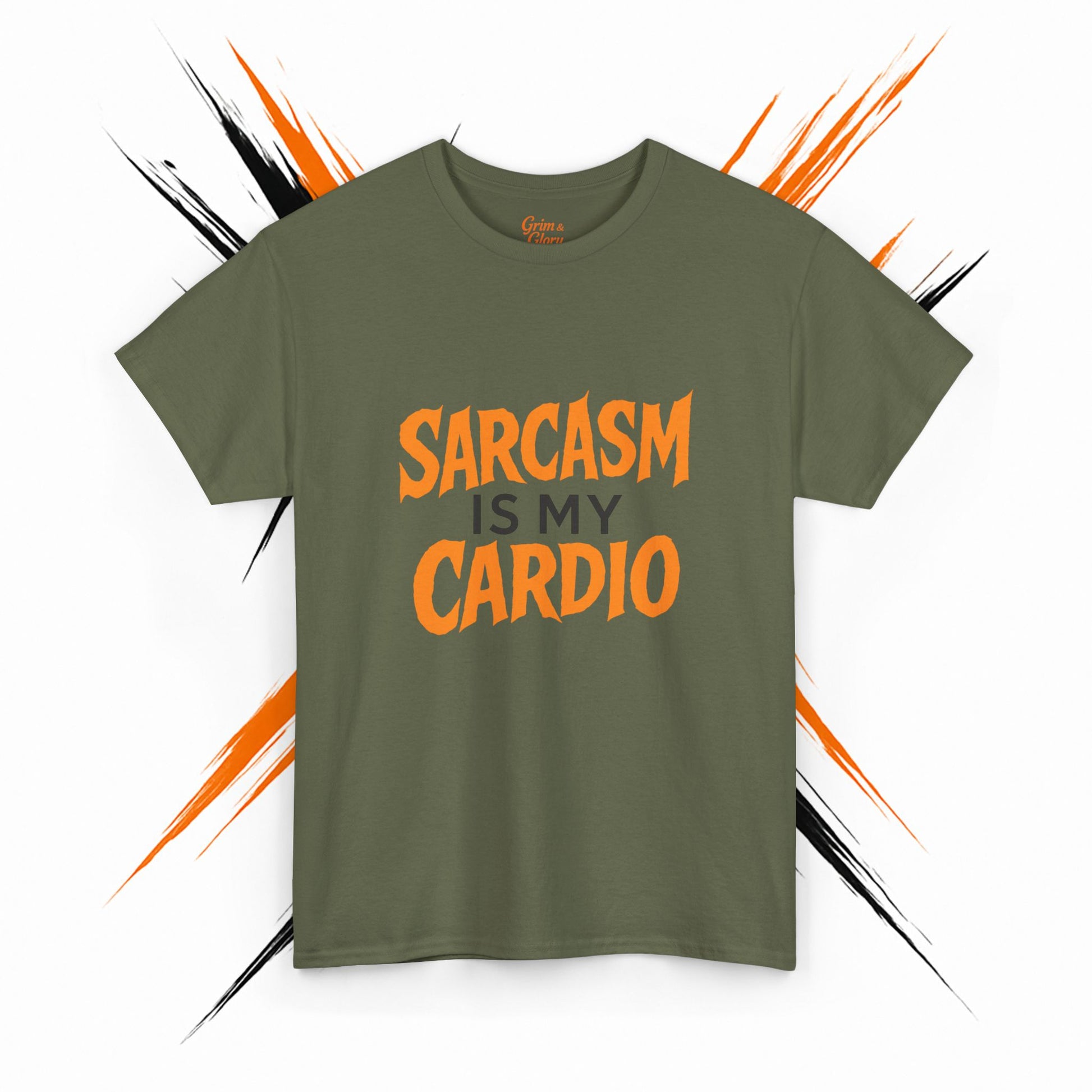 Rolig sarkasm-t-shirt, unisex kraftig bomullst-shirt, vardagskläder, present till sarkasmälskare, humortröja, vardagsmode