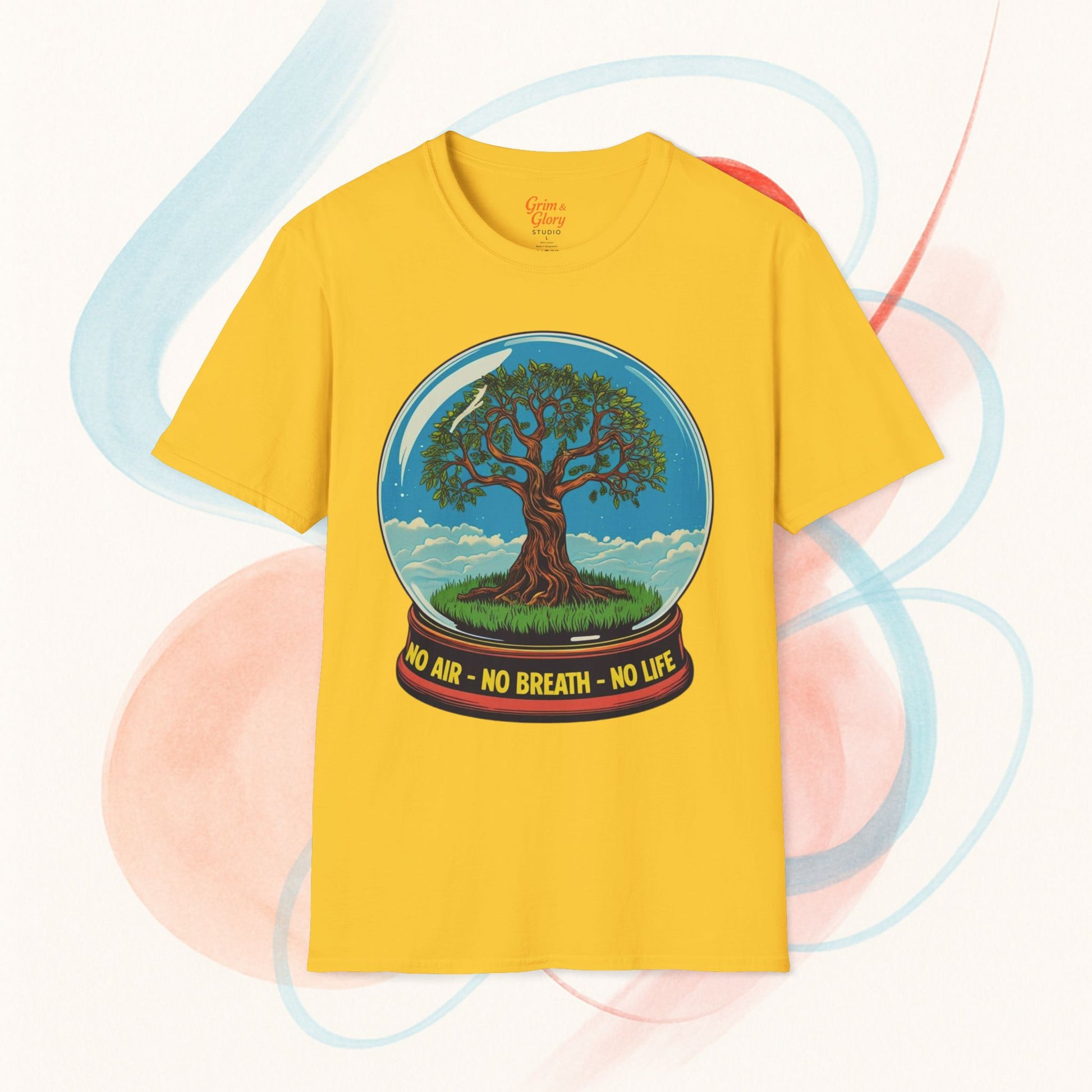 Naturinspirerad T-shirt – Trädmotiv, Miljövänligt Plagg, Perfekt Gåva för Naturälskare, Friluftströja för Vardag och Äventyr